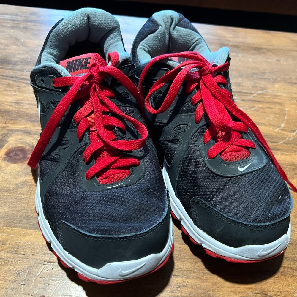 Nike Mens Revolution 2 554953-016 Black Running Shoes Sneakers Size 10.5